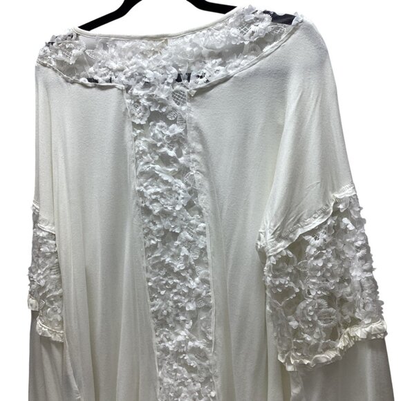 POL Off White Long Sleeve Lace NWOT - Picture 11 of 13